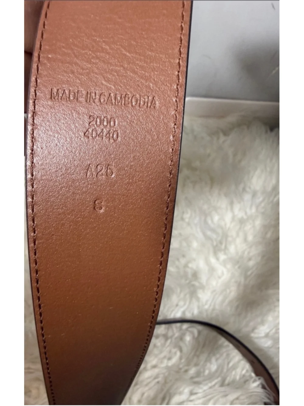 Ralph Lauren leather belts size 8
